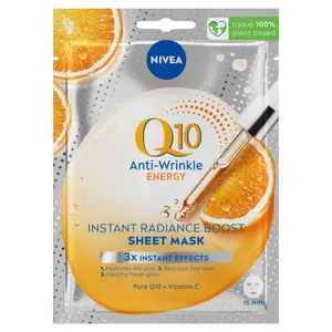 Lakštinė kaukė NIVEA 10 MINUČIŲ Q10 PLUS C