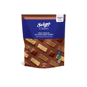 Šokolado skonio vafliai SELGA MINI, 250 g