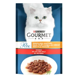 Konservai katėms su jautiena GOURMET PERLE, 85 g