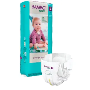 Sauskelnės BAMBO NATURE EKO 4 7-14 kg