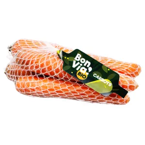 Ekologiškos morkos fasuotos BON VIA BIO, 500 g