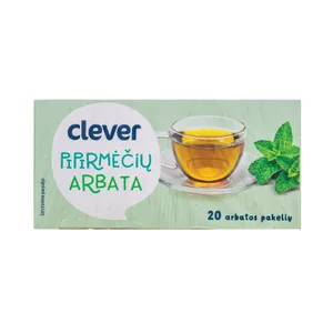 Pipirmėčių arbata CLEVER, 20x1.5 g