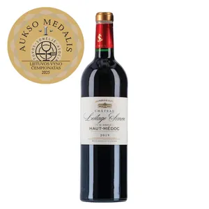 Raudonasis sausas vynas CHATEAU LESTAGE SIMON HAUT-MEDOC (14,5%), 750 ml