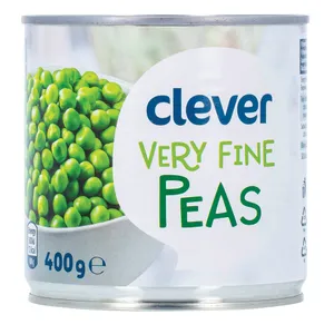 Konservuoti žalieji žirneliai CLEVER, 400 g