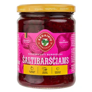 Konservuoti burokėliai šaltibarščiams KĖDAINIŲ, 480 g