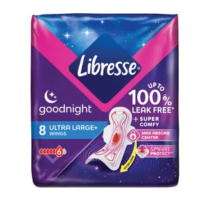 Paketai LIBRESSE GOODNIGHT ULTRA LARGE+, 8 vnt.
