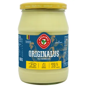 Majonezas KĖDAINIŲ Lietuviškas Originalus 73%, 420 g