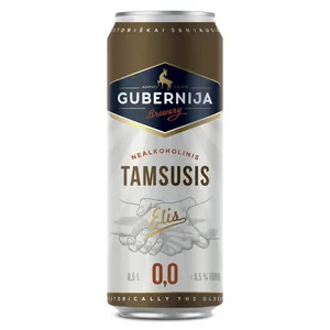 Nealkoholinis alus GUBERNIJA tamsusis Elis, 0,5 l