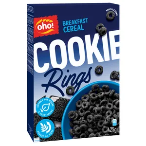 Sausi pusryčiai OHO! COOKIES RINGS, 425 g