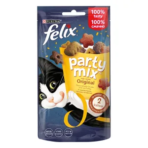 Katėms užkandis FELIX PARTY MIX ORIGINAL, 60 g