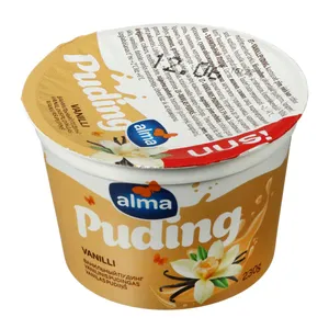 Vanilinis pudingas ALMA 5,3% rieb., 230 g
