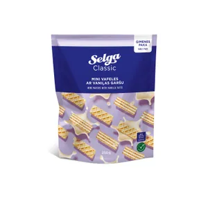 Mini vafliai vanilės skonio SELGA, 250 g