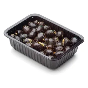 Marinuotos juodosios alyvuogės su česnakais ir medumi IKI ŠEFAI, 1 kg
