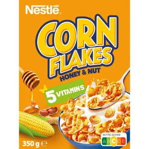 Dribsniai su medumi NESTLE CORN FLAKES, 350 g