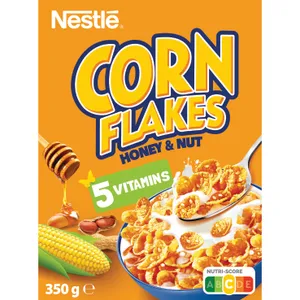 Dribsniai su medumi NESTLE CORN FLAKES, 350 g
