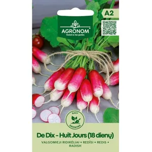 Sėklos ridikėliai valgomieji de dix-hui jours (18) AGRONOM  