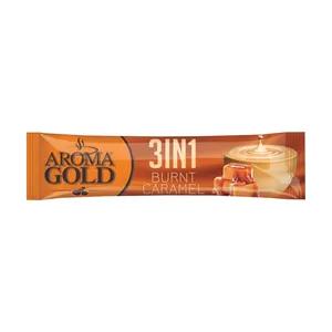 Kavos gėrimas AROMA GOLD su deginta karamėle 3in 1, 17 g