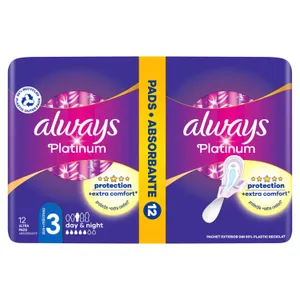 Higieniniai paketai ALWAYS PLATINUM NIGHT