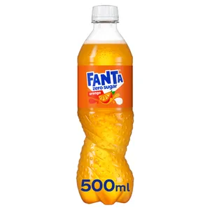 Apelsinų skonio gazuotas gėrimas FANTA ZERO, 0,5 l