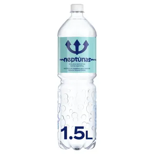 Švelniai gazuotas natūralus mineralinis vanduo NEPTŪNAS, 1,5 l