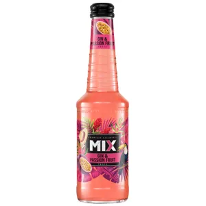 Gazuotas alkoholinis kokteilis MIX GIN & PASSION FRUIT 4%, 330 ml