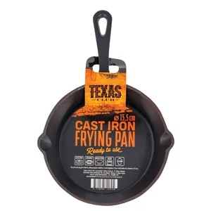 Ketaus keptuvėlė TEXAS CLUB 15,5 cm