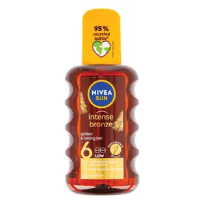 Apsauginis purškiamas aliejus nuo saulės su karoteno ekstraktu ir vitaminu E, SPF6, NIVEA SUN INTENSE BRONZE, 200 ml