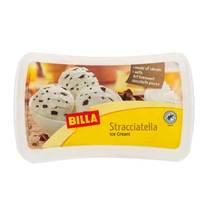 Valgomieji ledai BILLA STRACCIATELLA, 1000 ml