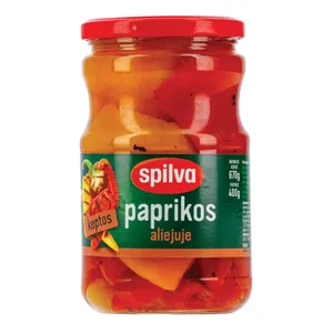 Keptos paprikos aliejuje SPILVA, 670 g