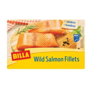 Šaldyta laukinės lašišos filė BILLA, 250 g