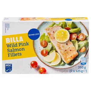 Šaldyta laukinės lašišos filė BILLA, 250 g