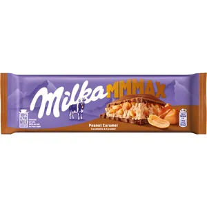 Šokoladas MILKA ALMOND PEANUT CARAMEL, 276 g