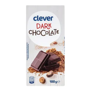 Juodasis šokoladas CLEVER, 100 g