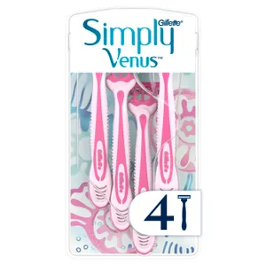 Vienkartiniai skustuvai VENUS SIMPLY3, 4 vnt.