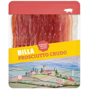 Vytintas kumpis PROSCIUTTO CRUDO, 90 g