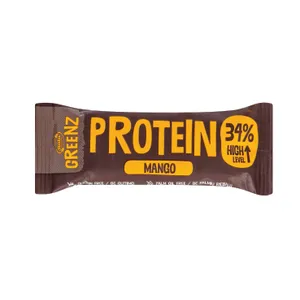 Baltyminis batonėlis su šokoladu GREENZ PROTEIN MANGO, 32 g