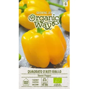 Sėklos OW PAPRIKOS VIENAM.QUADRATO/ D'ASTI GIALLO