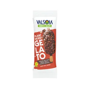 Valgomieji anakardžių ledai VALSOIA su lazdyno riešutais, 80 g