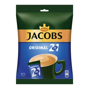 Tirpus kavos gėrimas JACOBS 2IN1, 140 g