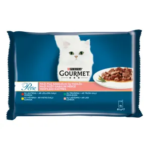 Konservai katėms su jautiena GOURMET PERLE, 340 g