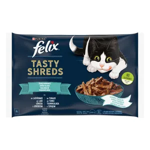 Žuvų rinkinys katėms FELIX TASTY SHREDS, 320 g