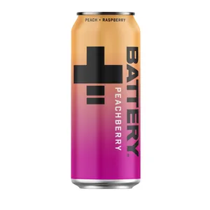 Energinis gėrimas BATTERY PEACH RASPBERRY, 0,5 l