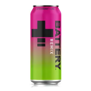 Energinis gėrimas BATTERY STRAWBERRY LIME, 0,5 l