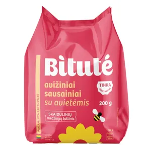 Avižiniai sausainiai su avietėmis IKI ŪKIS, 200 g
