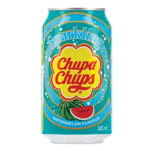 Gaivusis gazuotas gėrimas CHUPA CHUPS WATERMELON, 0,345 l