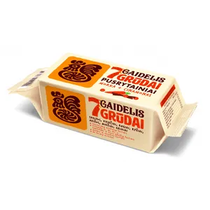 Sausainiai GAIDELIS 7 grūdai pusrytainiai morka + cinamonas, 160 g