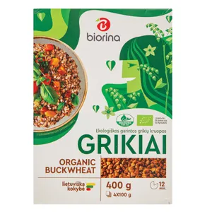 Ekologiški grikiai BIORINA, 400 g