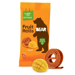 Mangų skonio vaisinės juostelės BEAR 20 g