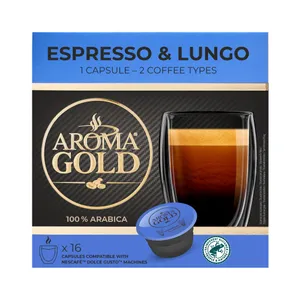 Kavos kapsulės AROMA GOLD ESPRESSO&LUNGO