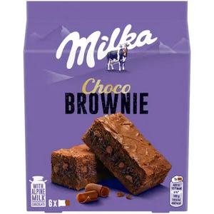 Minkšti pyragaičiai su šokoladu MILKA CHOCO BROWNIE, 150 g